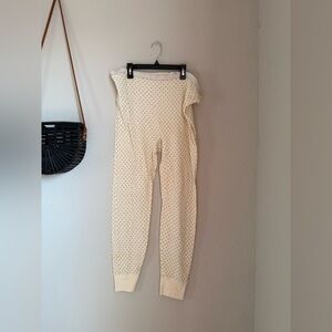 Vintage Lollipop Pants White Base Layer Long Johns, Size XL